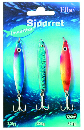 Elbe Sjøørret Favoritter 3stk Elbe Sjøørret Favoritter 3stk