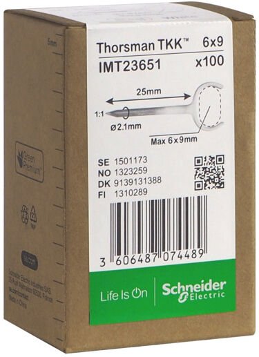 THORSMAN Metallklammer TKK 6x9 spiker 25mm 100stk - 1323259 THORSMAN Metallklammer TKK 6x9 spiker 25mm 100stk - 1323259