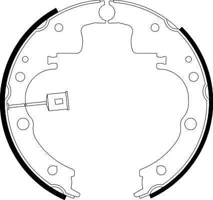 Bremsesko sett HELLA 8DB 355 001-971