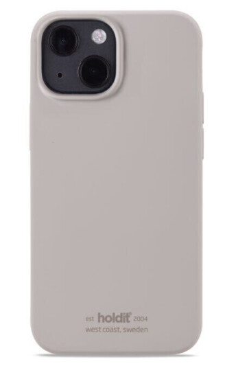 Holdit iPhone 12 Mini Soft Touch Silikon Deksel - Taupe