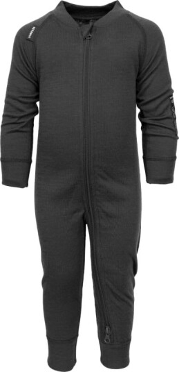Lindberg Kids' Merino Overall 86/92, Black Melange Lindberg Kids' Merino Overall 86/92, Black Melange