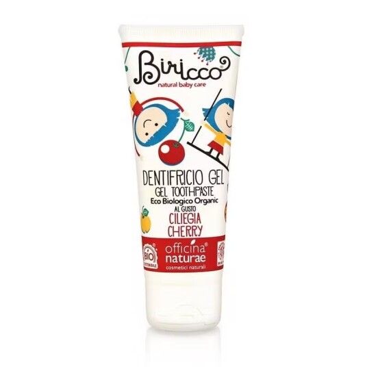 Økologisk tannkrem for barn BIRICCO Cherry Gel Økologisk tannkrem for barn BIRICCO Cherry Gel