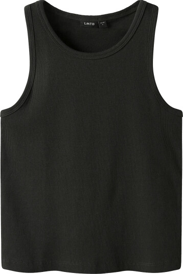 LMTD Nlfhinaja Crop Solid Tank Top Black 122 128 LMTD Nlfhinaja Crop Solid Tank Top Black 122 128