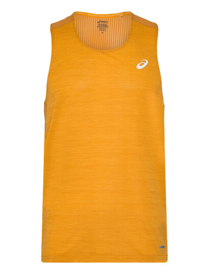 Asics Road Singlet Yellow XS