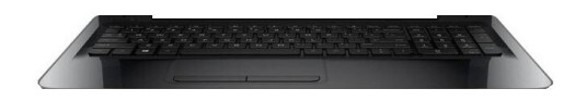 HP TOP COVER SKB W TP W KB STD IS Factory Sealed