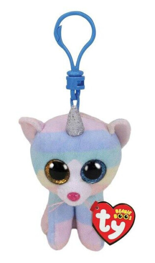 Ty Heather Cat Clip 7cm