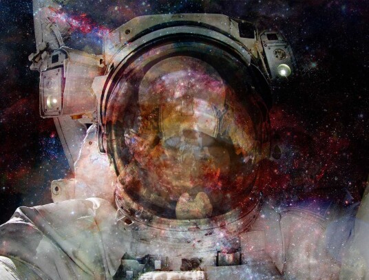Plakat Astronaut i verdensrommet
