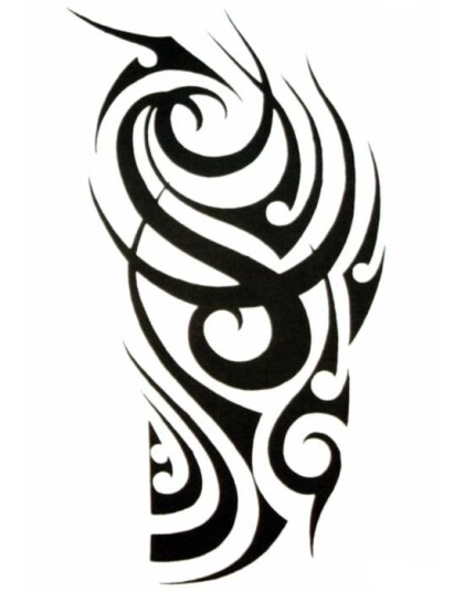 Maori Mark Fake Tattoo