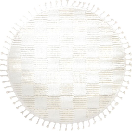 Runde tepper Addison offwhite Størrelse: Ø 200 cm Runde tepper Addison offwhite Størrelse: Ø 200 cm