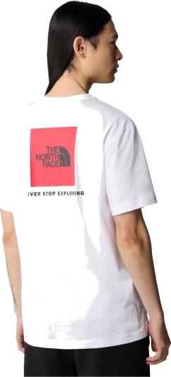 The North Face M Ss Box Nse Tee - White - XS