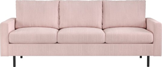 Peppe 3 seters Manchester Sofa Rosa