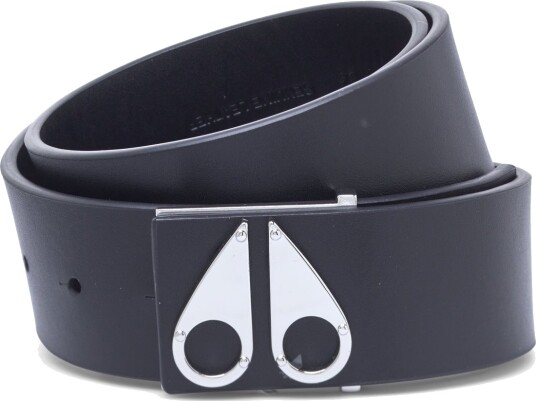 Moose Knuckles Logo Icon Belt   Grey   100