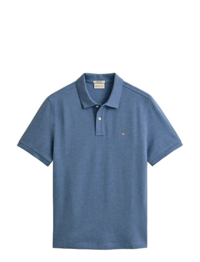 GANT Reg Shield Ss Pique Polo Blue XXXL