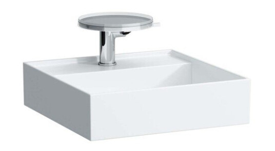 Kartell Laufen servant, 46x46 cm, hvit