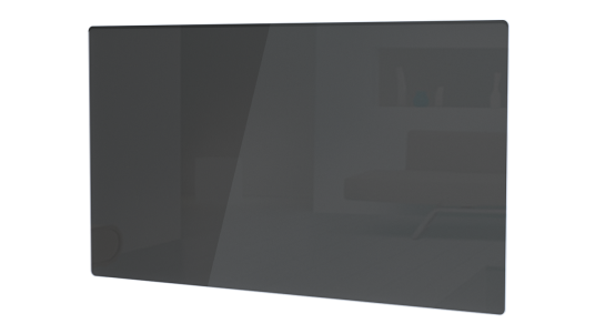 Dimplex Clip On Glass ANTRASITTGRÅ 1250W 40CM Dimplex Clip On Glass ANTRASITTGRÅ 1250W 40CM