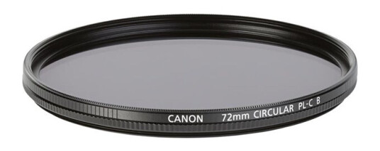 Canon PL-C-B Circular Polarizing Filter 72MM