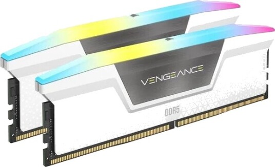 Corsair Vengeance RGB DDR5 5200 16GB CL40 2 pack hvit CMH16GX5M2B5200Z40W