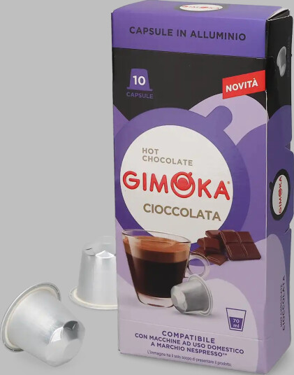 Gimoka | Varm sjokolade 10 kapsler til Nespresso®