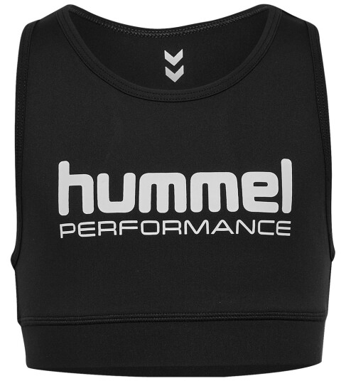 Hummel Sportstopp HmlJr puls Svart m. Logo 13 14 år 158 164 T skjorte