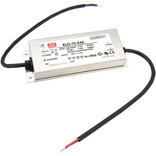 LED-driver ELG-75-12B-3Y, 12VDC 5A 60W, IP67 LED-driver ELG-75-12B-3Y, 12VDC 5A 60W, IP67