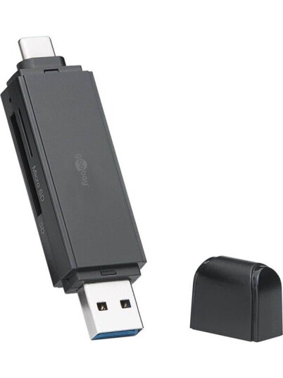Goobay USB 3.0 - USB-C™ 2in1 card reader