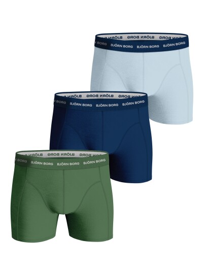 Björn Borg Men's Cotton Stretch Boxer 3-pack Multipack 1 M, Multipack 1