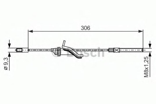 Bosch Tautrekk parkeringsbrems BOSCH 1 987 482 369