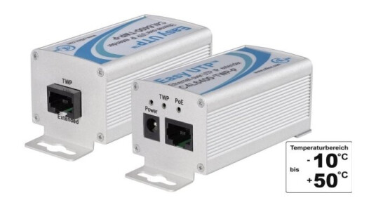Renkforce Rf-2016862 Netværksforlængelse 2-Tråds Rækkevidde (Max.): 500 M 2 Stk 100 Mbit/S Med Poe-Funktion Renkforce Rf-2016862 Netværksforlængelse 2-Tråds Rækkevidde (Max.): 500 M 2 Stk 100 Mbit/S Med Poe-Funktion