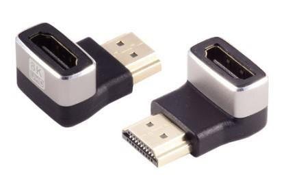 MicroConnect HDMI 8k 90ø angeled down F-M