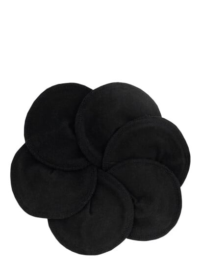 Imse Vimse Nursing Pads Organic Cotton, Black 3-Pairs - Black - ONE SIZE Imse Vimse Nursing Pads Organic Cotton, Black 3-Pairs - Black - ONE SIZE