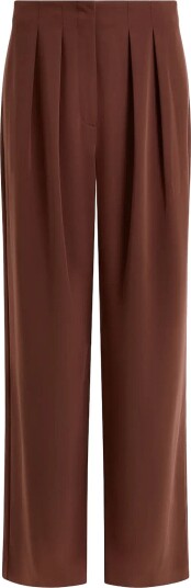 French Connection Rena Pleated Trouser CHERRY LIQUEUR 38
