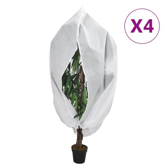 Plantefleecetrekk med glidelås 4 stk 70 g/m² 3,93x3,5 m Plantefleecetrekk med glidelås 4 stk 70 g/m² 3,93x3,5 m