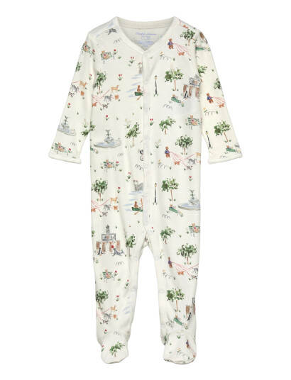 Ralph Lauren Baby Rl Baby X Riley Sheehey Cotton Coverall - Cream - 70-74