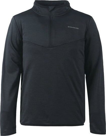 Endurance Ledger M Waffle Melange Midlayer   Black   S
