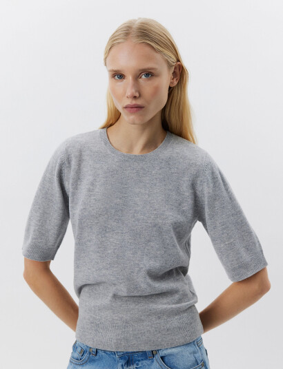 Sofie Schnoor Vianasw Knit - Grey - L Sofie Schnoor Vianasw Knit - Grey - L