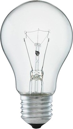Lysman Normalformet glødepære klar glass E27 40W