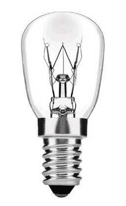 Ovnpære E14 - 25W Halogen, 130lm, maks. 300°C