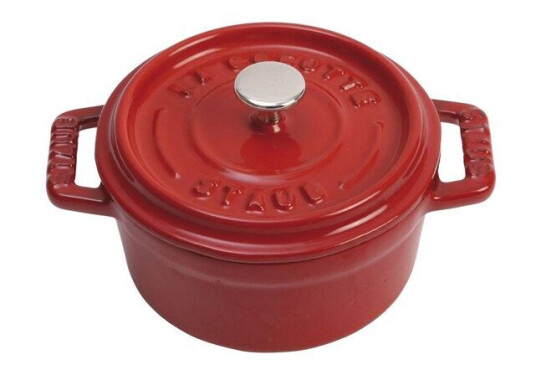 Staub Cocotte - 10 cm 250 ml Cherry Red 1721249-03-0 1721244-04-0