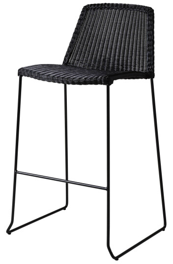 Cane-line Breeze barstol Svart Svart Cane-line Breeze barstol Svart Svart