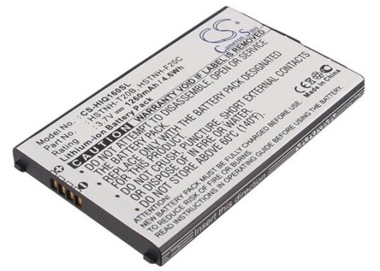 HP Silver batteri (1260 mAh 3.7 V)