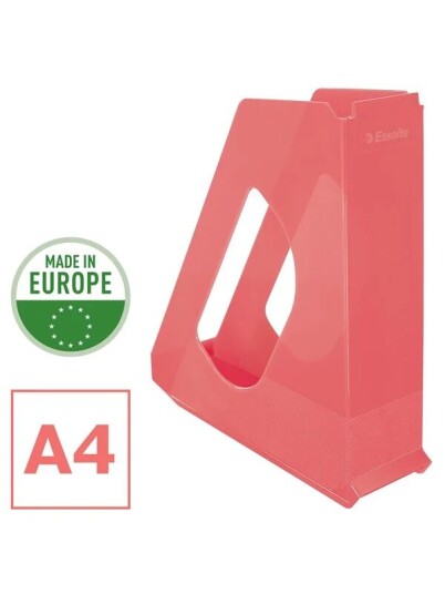 Esselte Colour'Breeze Magazine File Coral