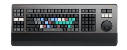 Blackmagic DaVinci Resolve Editor Tastatur QWERTY Full størrelse Svart Blackmagic DaVinci Resolve Editor Tastatur QWERTY Full størrelse Svart