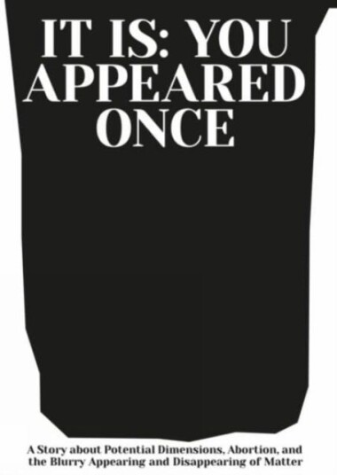 It is: You Appeared Once  A Story about Potential Dimensions, Abortion, and the Blurry Appearing and Disappearing of Matter
