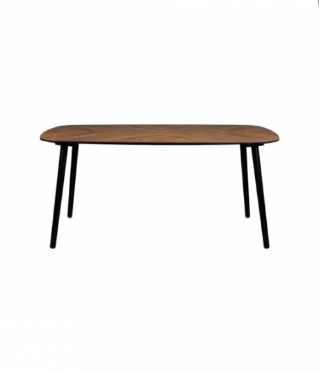 Dutchbone Clover Spisebord, 165x90, Valnød/Sort