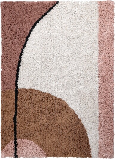 Ryetepper Perast Natural Cotton Shaggy multi Størrelse: 200 x 290 cm