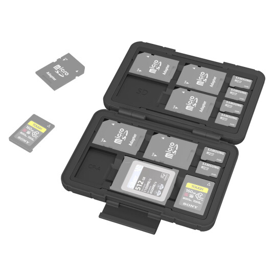 SmallRig Minnekortfutteral Hardcase for 15 Kort Sort SmallRig Minnekortfutteral Hardcase for 15 Kort Sort