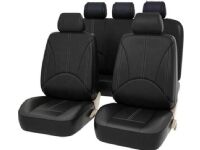 ATL Car cover set, eco leather black