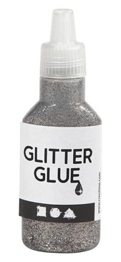 Creativ Company Glitter glue Silver 25ml