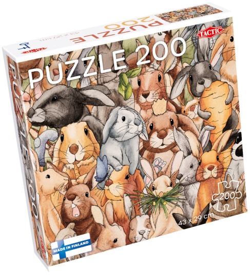 Tactic Bunnies 2 pcs puzzle Gulv Tactic Bunnies 2 pcs puzzle Gulv