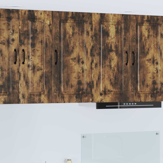  Kjøkkenskap med hylle Røkt eik 40 x 31 x 80 cm Konstruert tre
